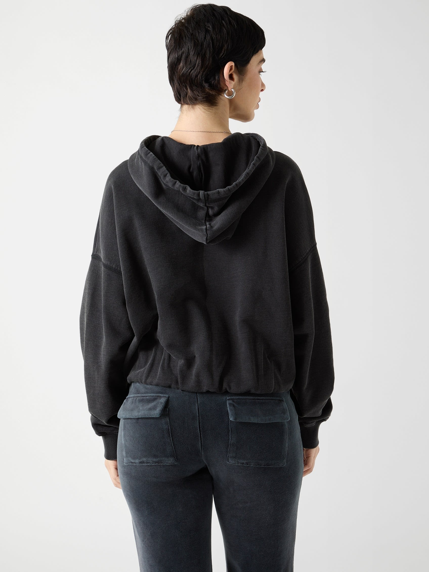 GUESS Originals GUESS Originals パーカー (W)BUBBLE Hem Hoodie ゲス トップス パーカー・フーディー カーキグリーン ブラック【送料無料】