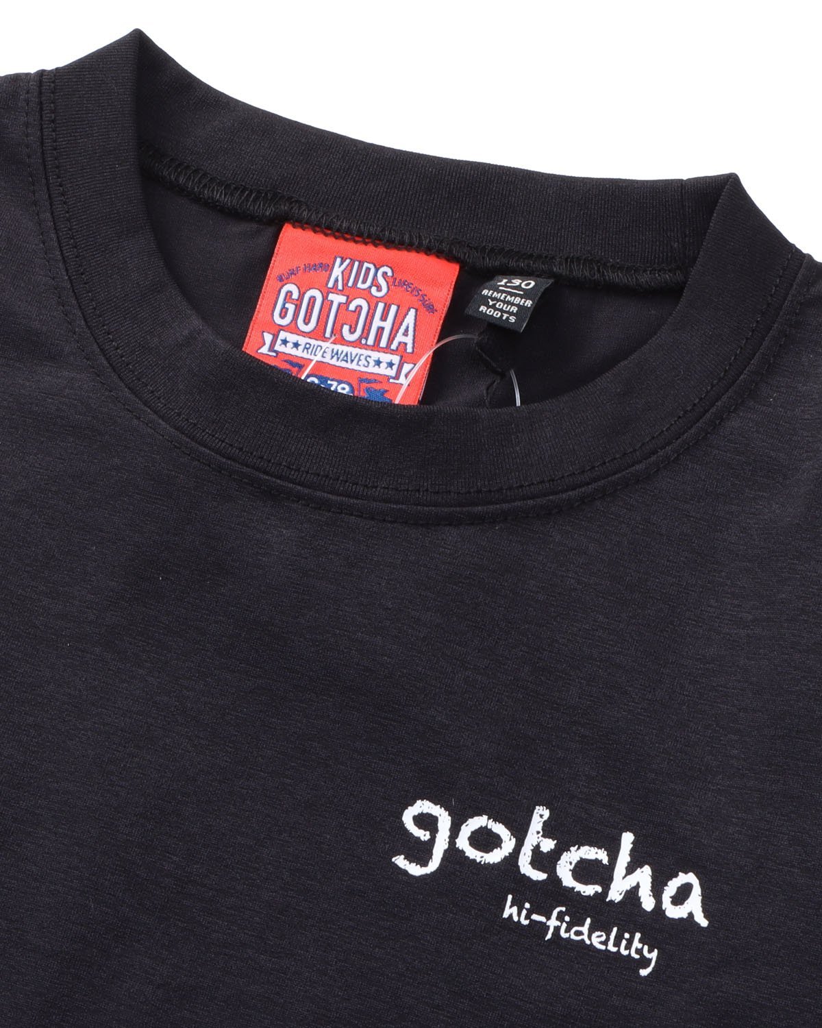 【GOTCHA ガッチャ】 KIDS ハイブリッド 多機能 フィッシュマンデート T ガッチャ トップス カットソー・Tシャツ ブラック