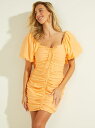 【SALE/60%OFF】GUESS GUESS ワンピース ドレス (W)Eco Kiki Drama Dress ゲス ワンピース・ドレス ドレス オレンジ...