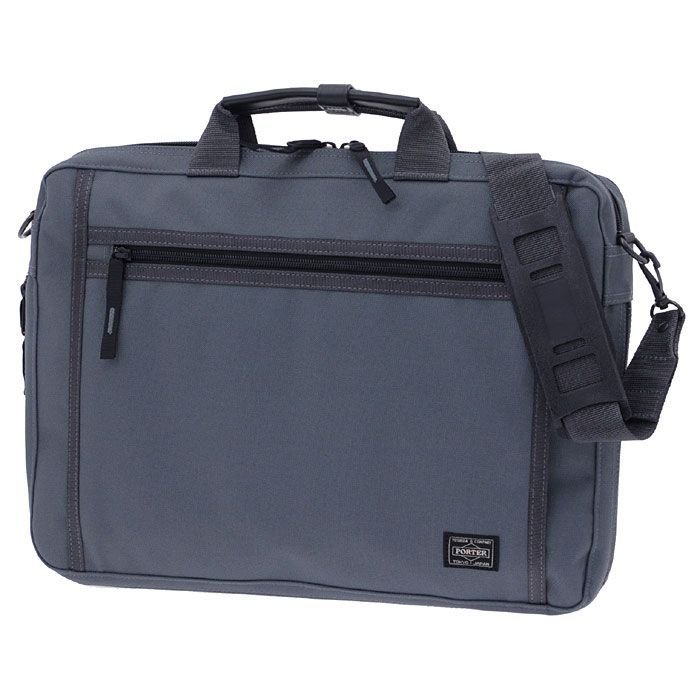 PORTER クリップ 2WAYブリーフケース ポーター バッグ ビジネスバッグ・ブリーフケース グレー ブラッ..