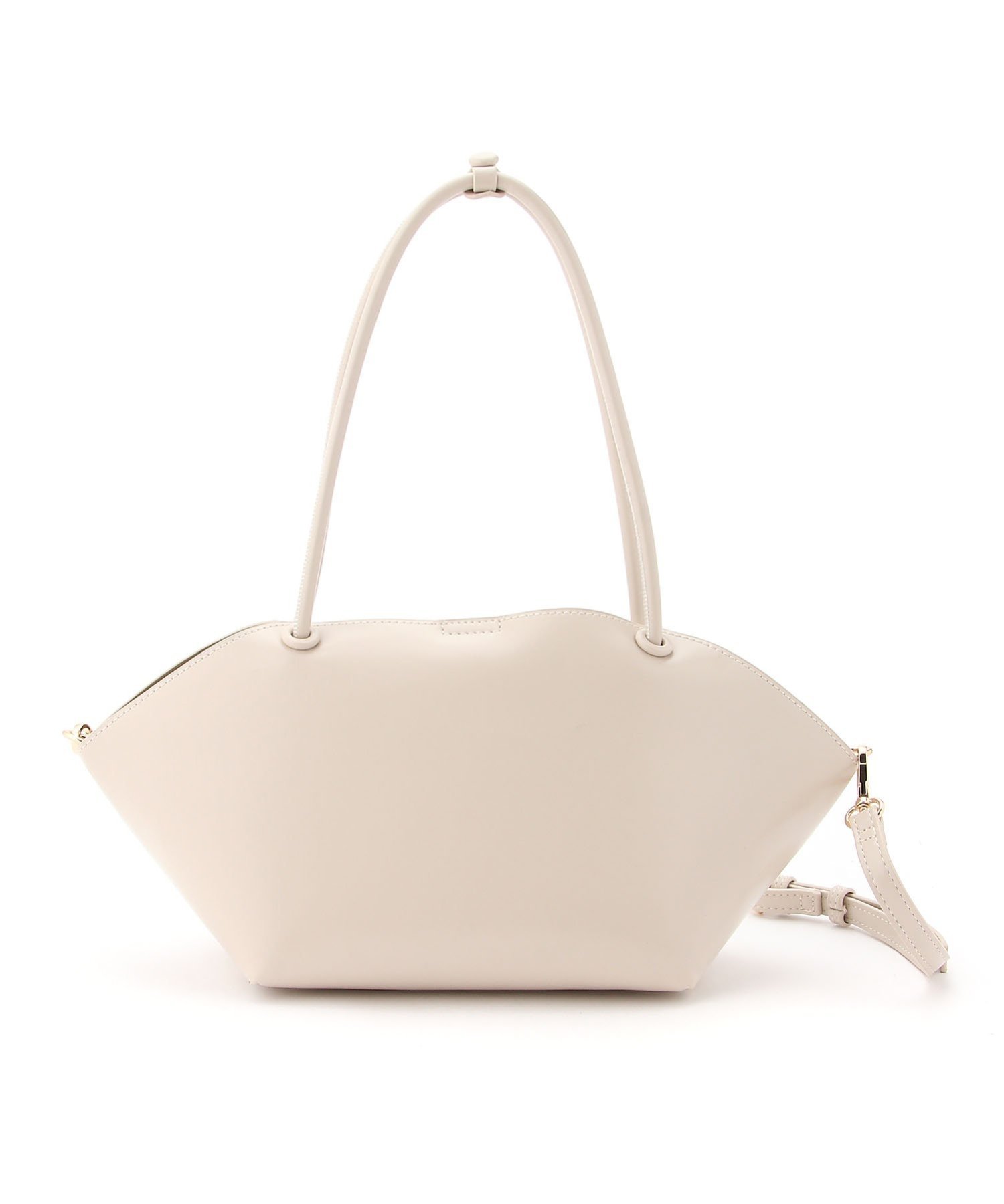 cache cache (L)カシュカシュ cache cache / 横長バスケット型2wayショルダーバッグ アンビリオン バッグ ショルダーバッグ ブラウン ベージュ グリーン ブラック