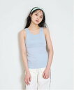 【SALE/10%OFF】Lovetoxic 【ベーシック】C100%パッドつきタンクトップ ナルミヤオンライン トップス カットソー・Tシャツ ブルー ブラウ...