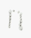 agnes b. FEMME H925 チェーン ピアス "Iconic - Hollow Silver Chain" アニエスベー アクセサリー・腕時計 ピアス シルバー【送料無料】