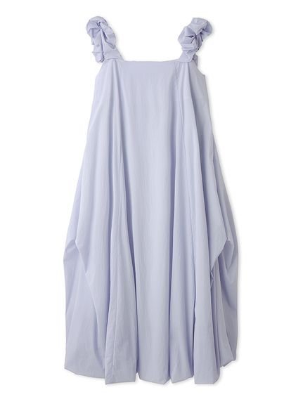 【SALE／40%OFF】emmi 【IPSA/emmi】バルーンワンピース エミ ワンピース・ドレス ワンピース ブルー ホワイト【送料無料】