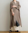 【SALE/40%OFF】NOAHL スキッパーシャツワンピース ノアル ワンピース・ドレス シャツワンピース グレー ホワイト【送料無料】