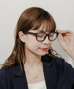 SMELLY ウェリントンタイプダテメガネ スメリー ファッション雑貨 メガネ ブラック
