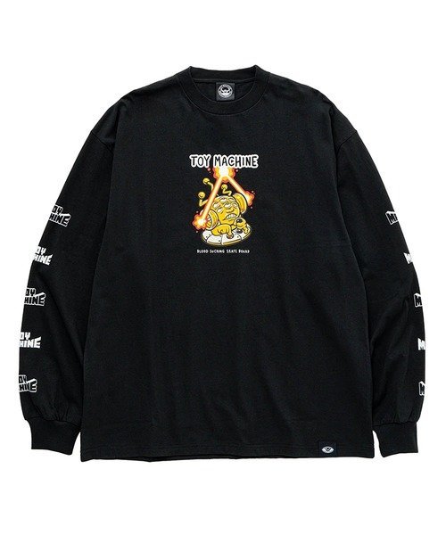 SELECT BRANDS TOY MACHINE/トイマシーン HEAVY WEIGHT LIVING TOY TRANSMISSIONATOR BIG LST(MENS) ジャックローズ トップス カットソー・Tシャツ ブラック