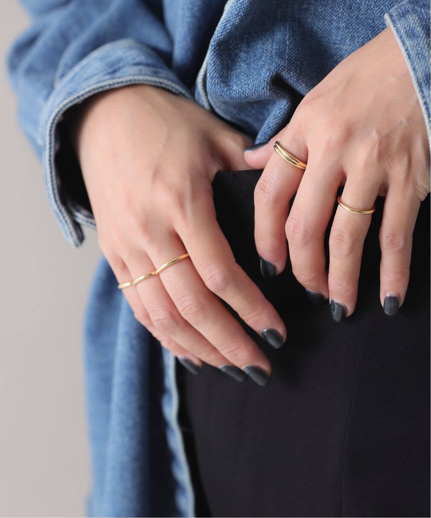 Lilas パイプピンキーリング K18 スピックアンドスパン アクセサリー・腕時計 リング・指輪 ゴールド