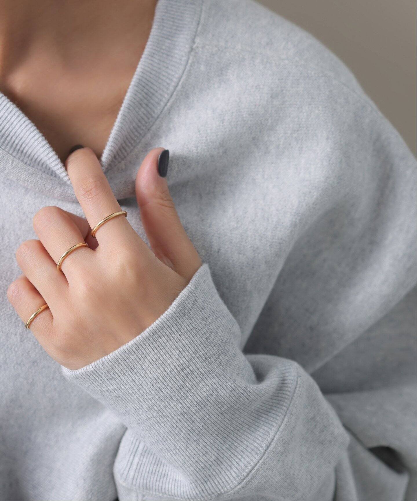 Lilas パイプピンキーリング K18 スピックアンドスパン アクセサリー・腕時計 リング・指輪 ゴールド