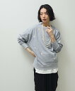 Green Parks ・swing by デイジー刺繍スウェット グリーンパークス トップス スウェット・トレーナー ブラック ネイビー グレー【送料無料】