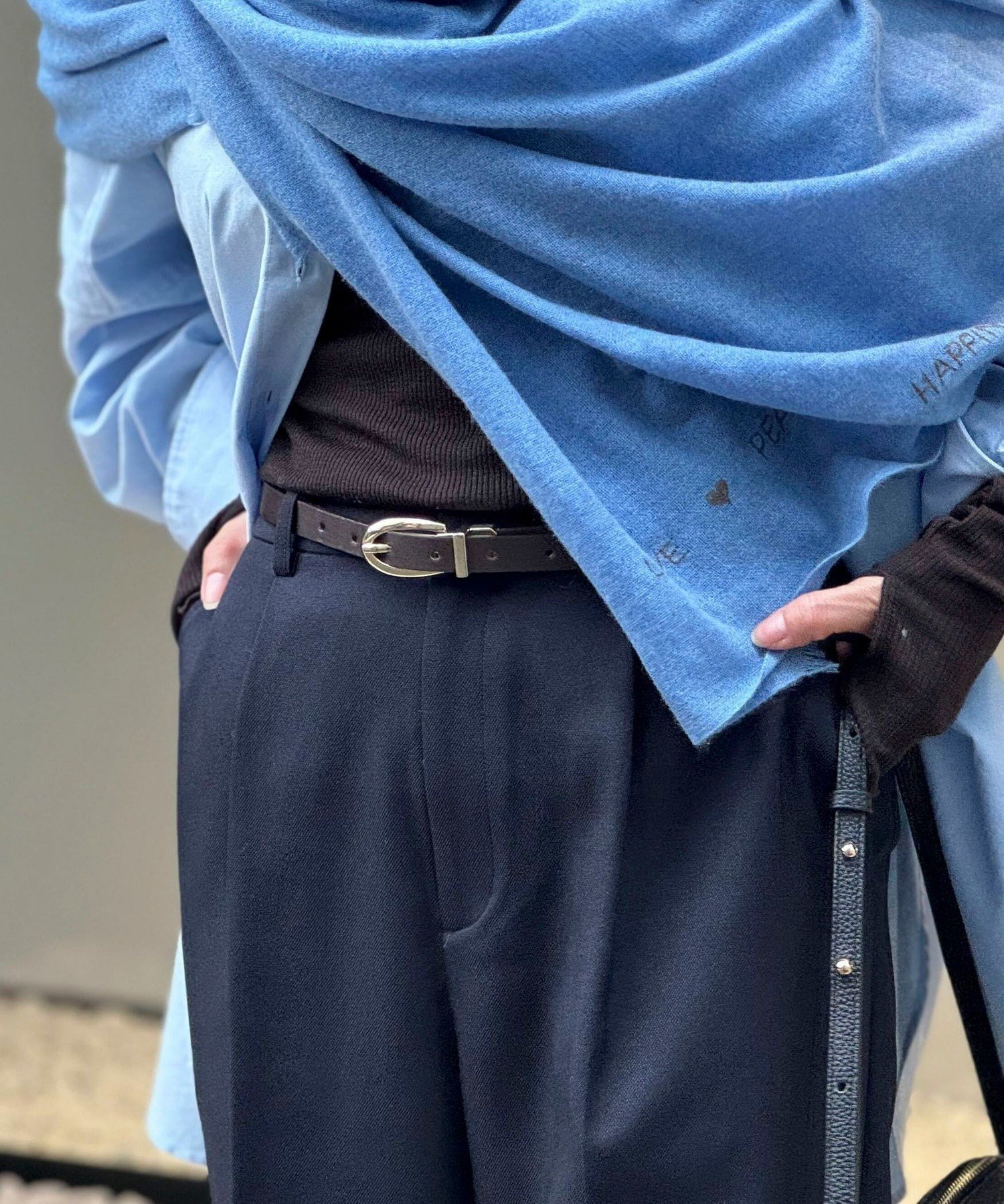 NOLLEY'S リバーシブルベルト ノーリーズ ファッション雑貨 ベルト カーキグリーン ブラック【送料無料】のサムネイル