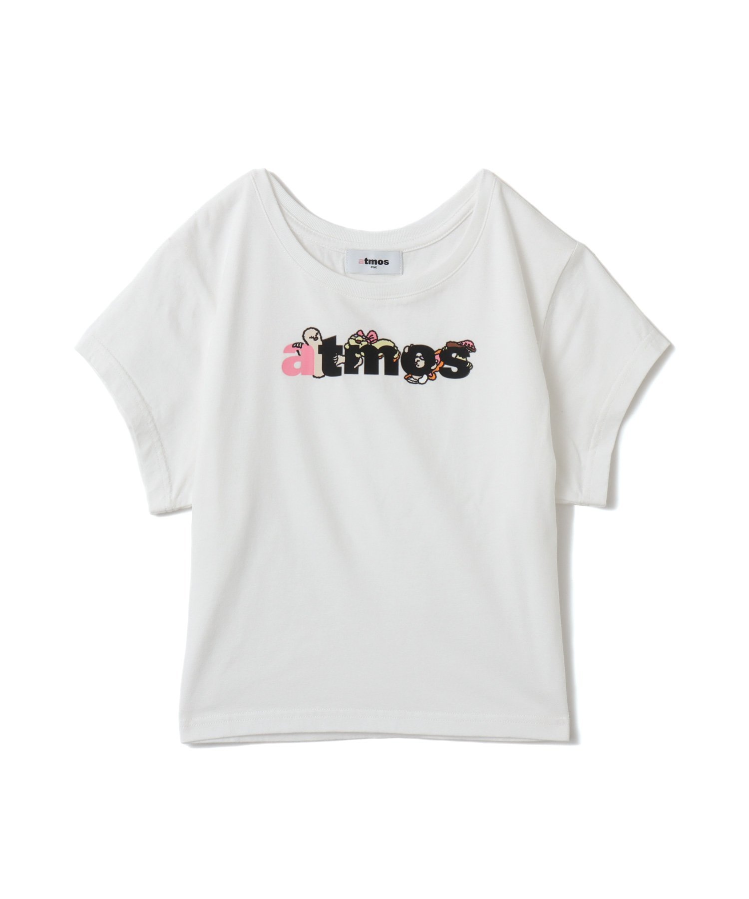 atmos pink MARIA SAKURAI x atmos pink ロゴT-shirt WHITE アトモス トップス カットソー・Tシャツ ホワイト