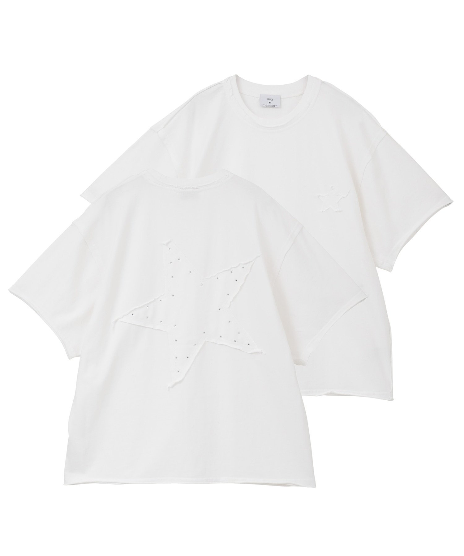 HOTFIX STAR TEE コンバーストウキョウ トップス カットソー・Tシャツ ホワイト ブルー ブラック