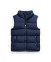 POLO RALPH LAUREN (ボーイズ 4才~7才)ウォーターリペラント ダウン ベスト ラルフローレン ジャケット・アウター ダウンジャケット・ダウンベスト ネイビー【送料無料】