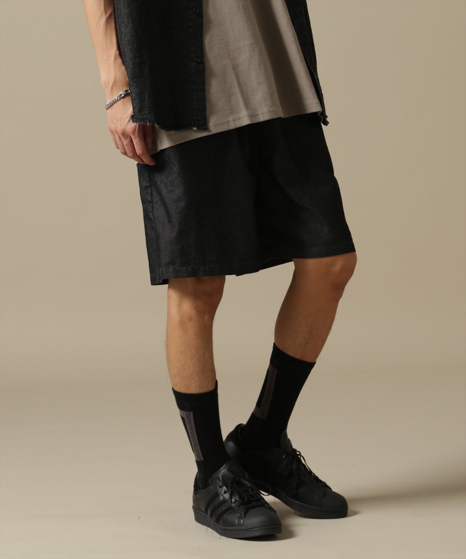 LHP WHITELAND/OWL/DENIM SHORTS エルエイチピー パンツ その他のパンツ ブルー ブラック