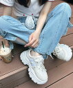【SALE/10%OFF】MAJESTIC LEGON 2WAYデコリボンスニーカー マジェスティックレゴン シューズ・靴 スニーカー グレー ホワイト ベージ...