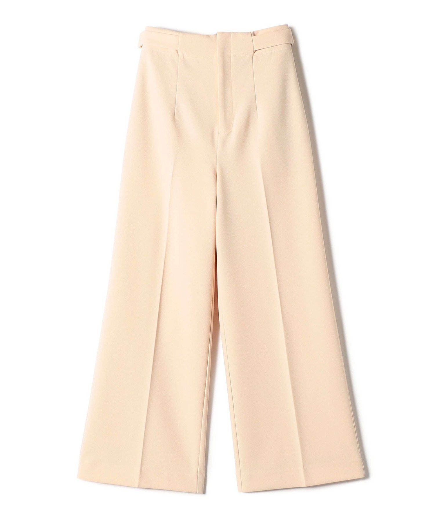 SHIPS Colors SHIPS Colors:＜手洗い可能/セットアップ対応可＞ストレッチ ジョーゼット ワイドパンツ シップス パンツ その他のパンツ ホワイト ネイビー【送料無料】