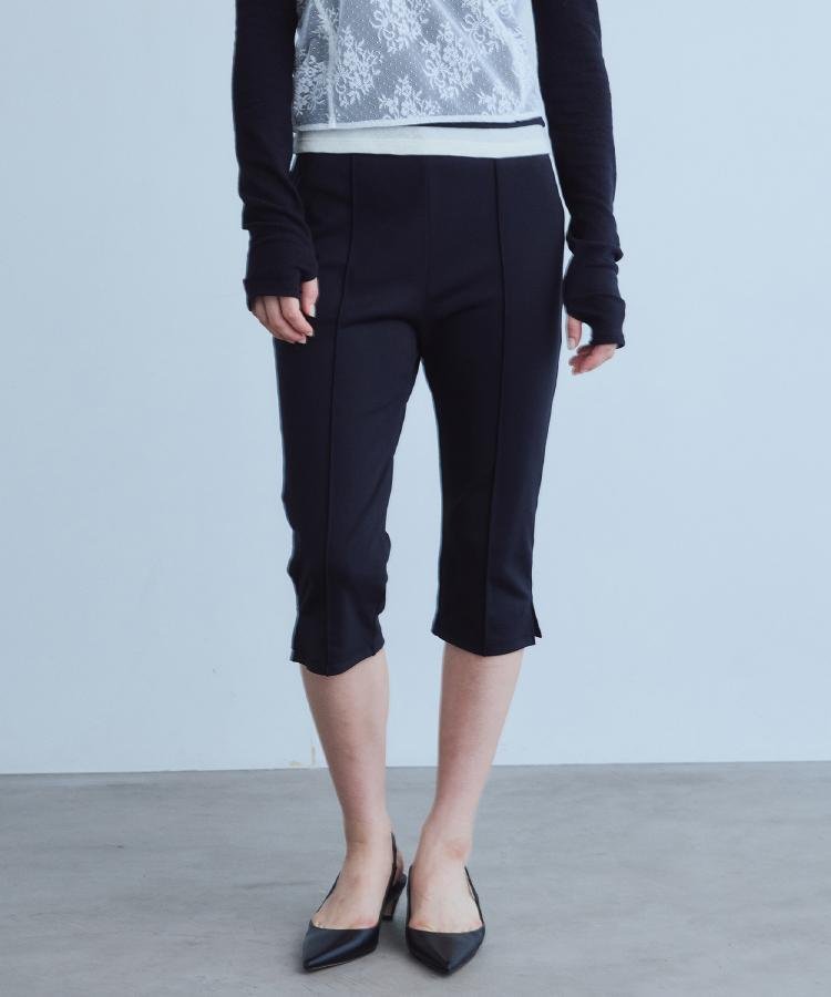 CODE A 【Re】cropped leggings pants コードエー パンツ その他のパンツ ブラック