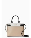 【SALE／65%OFF】kate spade new york ステイシー カラーブロック ミディアム サッチェル ケイトスペードニューヨーク バッグ ハンドバッグ ホワイト【送料無料】