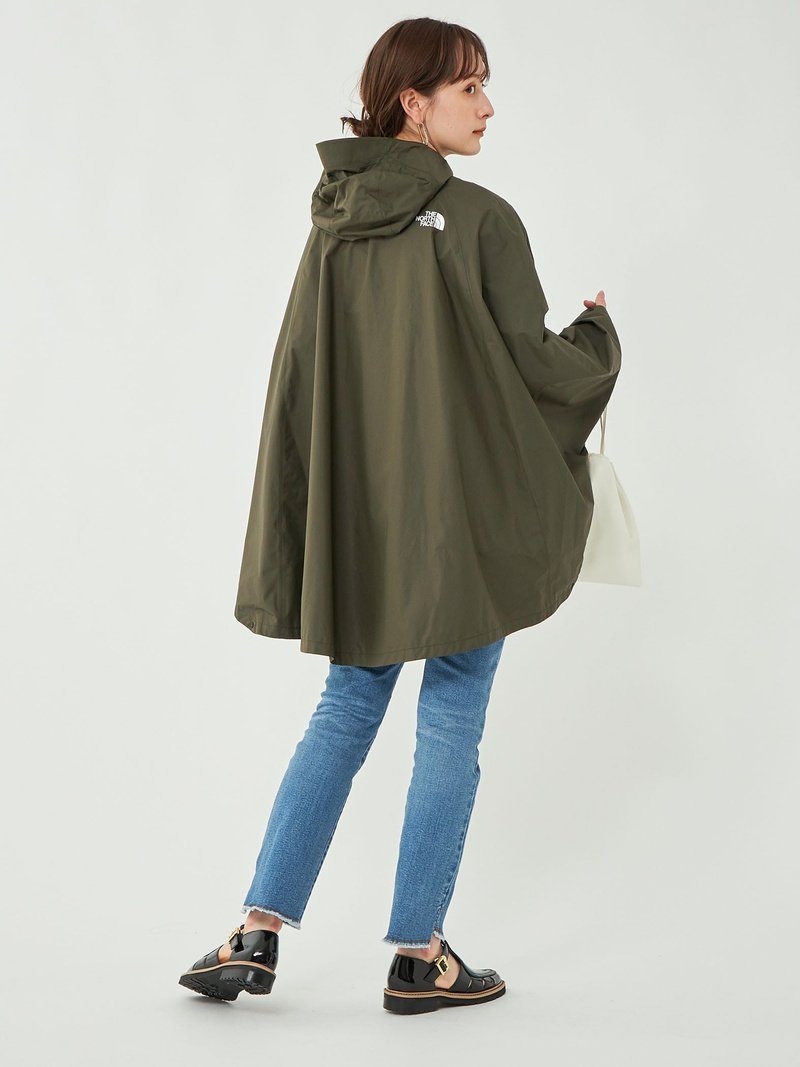 UNITED ARROWS green label relaxing 【WEB限定】＜ THE NORTH FACE ＞ アクセス ポンチョ レイン コート ユナイテッドアローズ グリーンレーベルリラクシング ジャケット・アウター ポンチョ カーキ ブラック【送料無料】