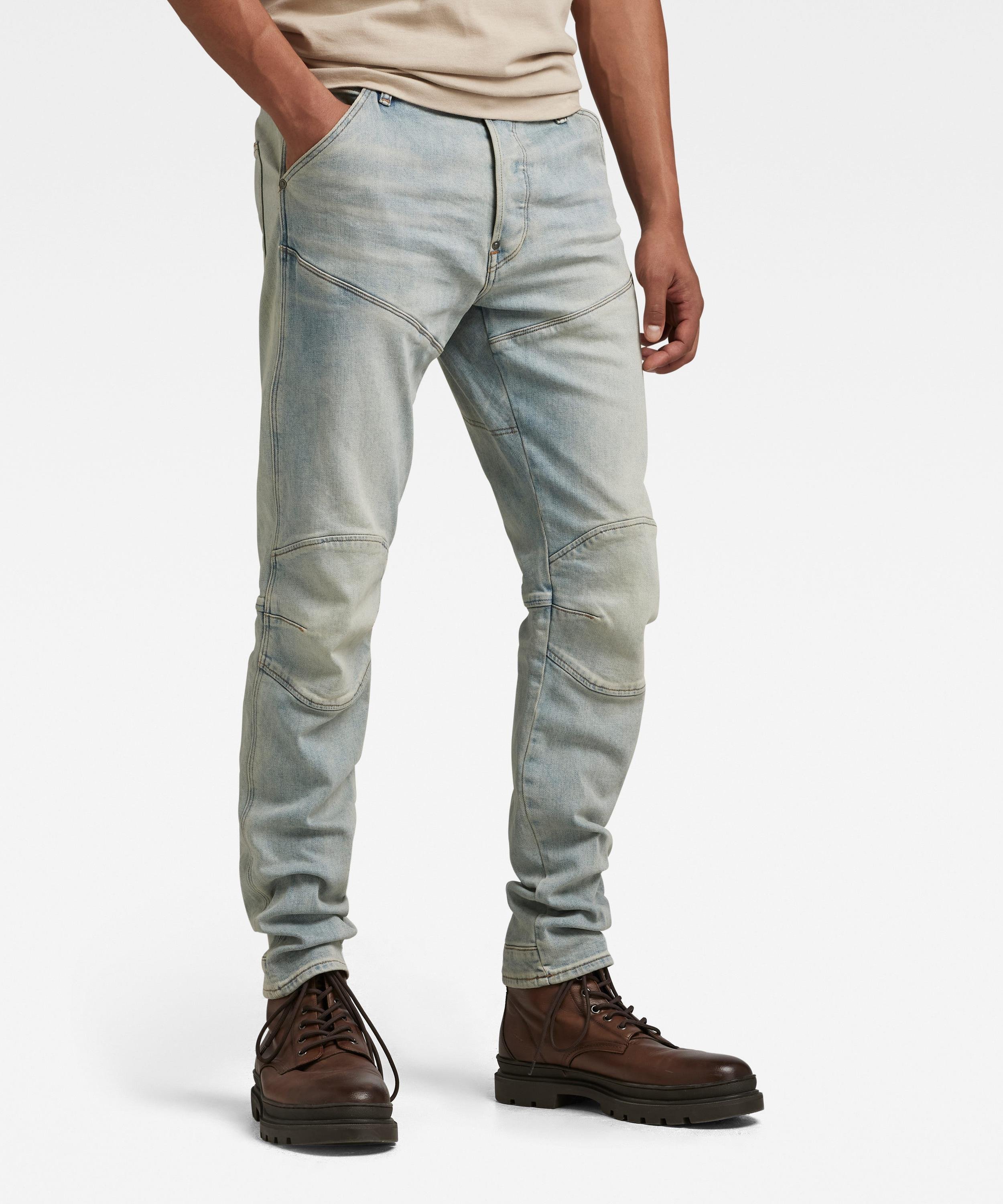 G-Star RAW 5620 3D SLIM/スリムテーパードジーンズ/立体裁断/バイカーパンツ ジースターロゥ パンツ ジーンズ・デニムパンツ ブルー