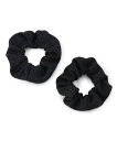 【SALE/50%OFF】ROPE' PICNIC PASSAGE ラメシュシュセット ロペピクニック ヘアアクセサリー ヘアゴム ゴールド ブラック