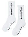 Onitsuka Tiger 【公式ショップ】MIDDLE SOCKS オニツカタイガー 靴下・レッグウェア 靴下 ホワイト ブラック