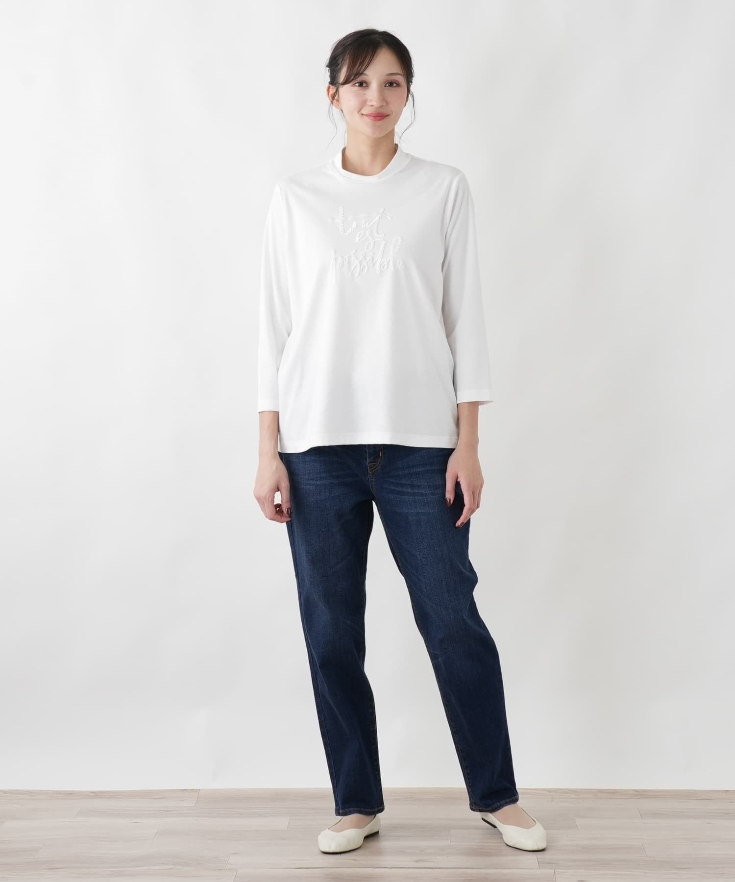 Leilian PLUS HOUSE 【店頭人気】ジーンズ【L JEANS】 レリアン プラスハウス パンツ ジーンズ・デニムパンツ ブルー