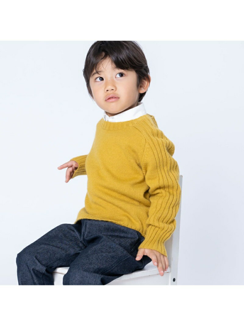 【SALE／90%OFF】COMME CA ISM 《ウォッシャブル》カラーニット コムサイズム トップス ニット グリーン ブルー イエロー ブラウン レッド オレンジ ベージュのサムネイル