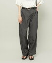 【SALE/55%OFF】ROPE' PICNIC R ナイロンコクーンパンツ/セットアップ対応 ロペピクニック パンツ その他のパンツ グレー ホワイト