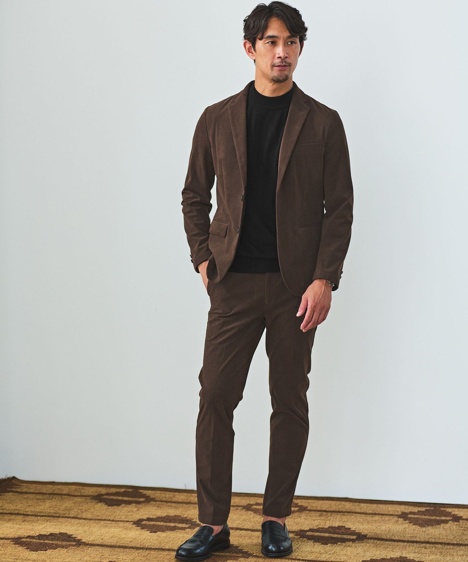 UNITED ARROWS green label relaxing 【WEB限定】JUST fit コーデュロイ ナロー セットアップ -ストレッチ- ユナイ...