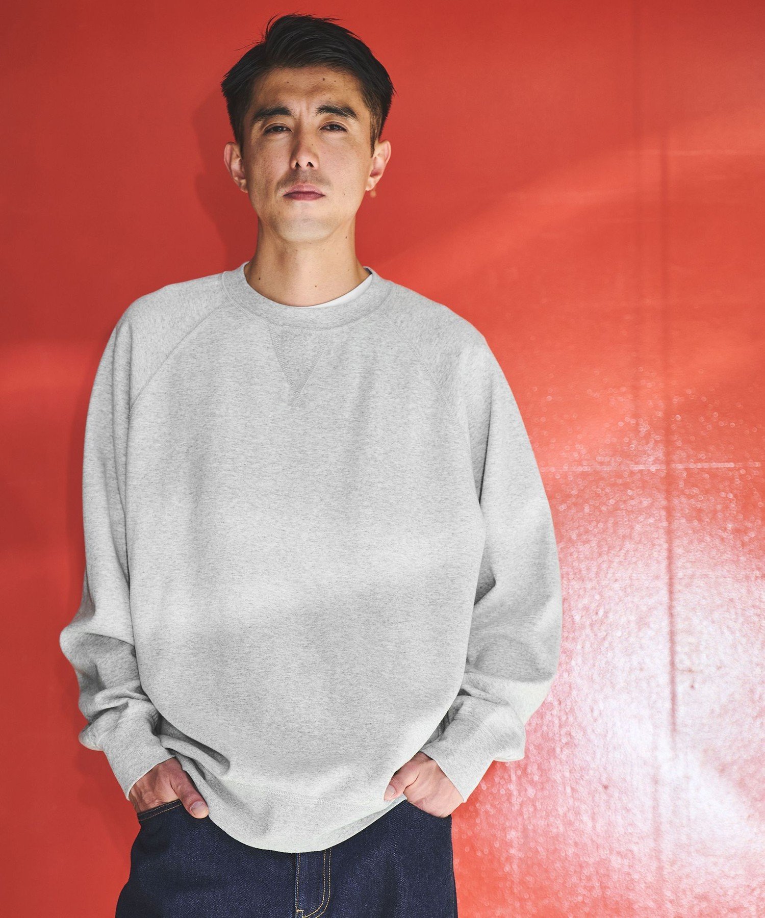 【SALE／50%OFF】UNITED ARROWS green label relaxing リバーシブル クルーネック スウェット ユナイテッドアローズ グリーンレーベルリラクシング トップス スウェット・トレーナー ブラック グレー【送料無料】