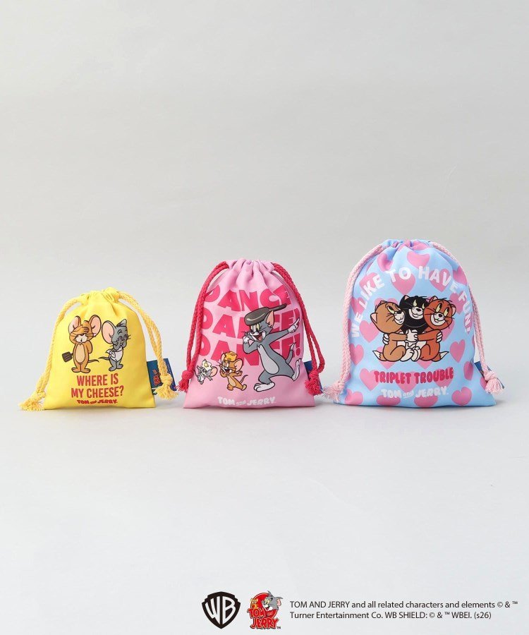 212 KITCHEN STORE 巾着3Pセット ＜TOM and JERRY トムとジェリー＞ トゥーワントゥーキッチンストア 福袋・ギフト・その他 その他
