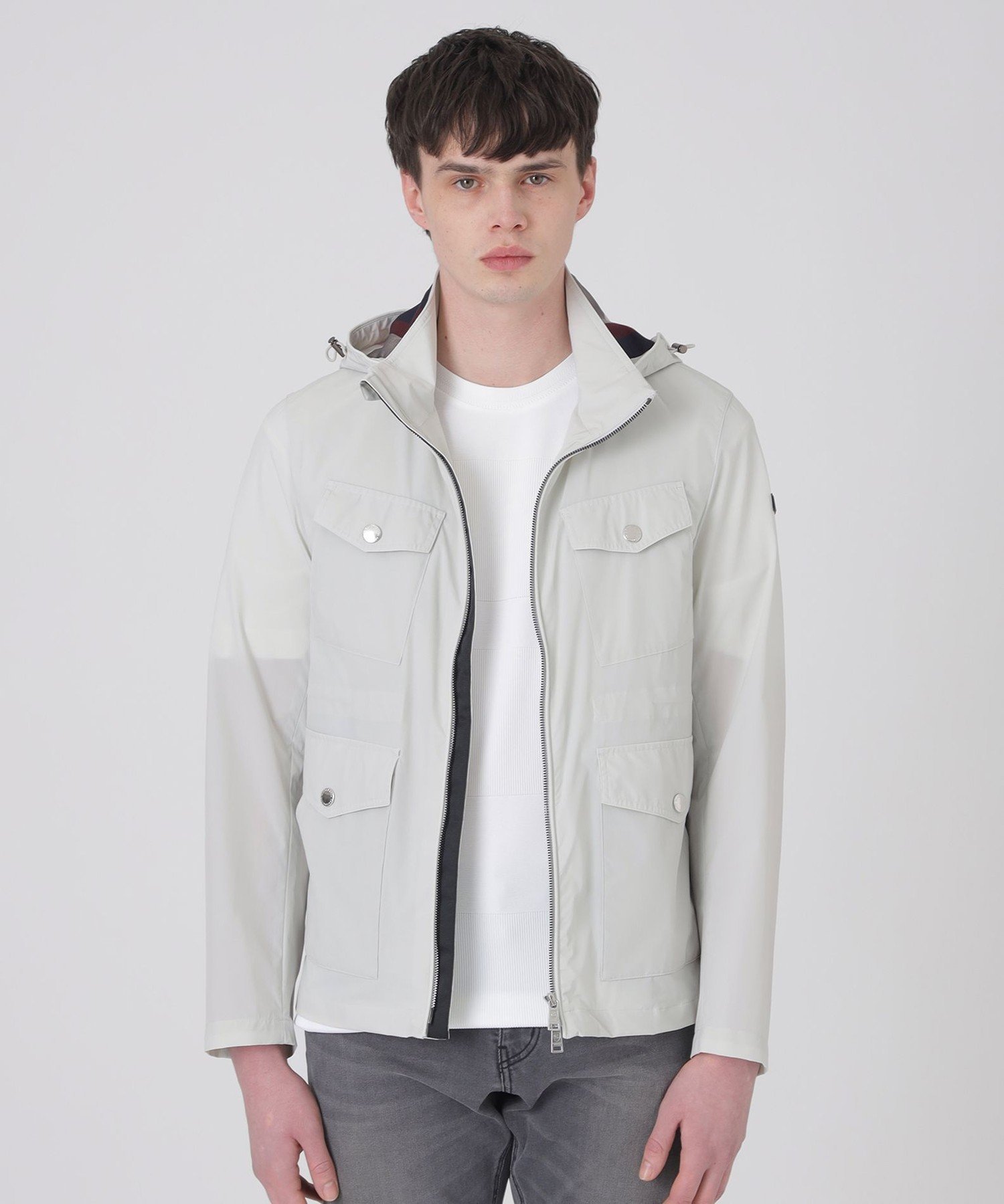 BLACK LABEL CRESTBRIDGE AIRY PACK M-65パーカー ブルーレーベル / ブラックレーベル・クレストブリッジ ジャケット・アウター ブルゾン・ジャンパー ネイビー グリーン ベージュ【送料無料】