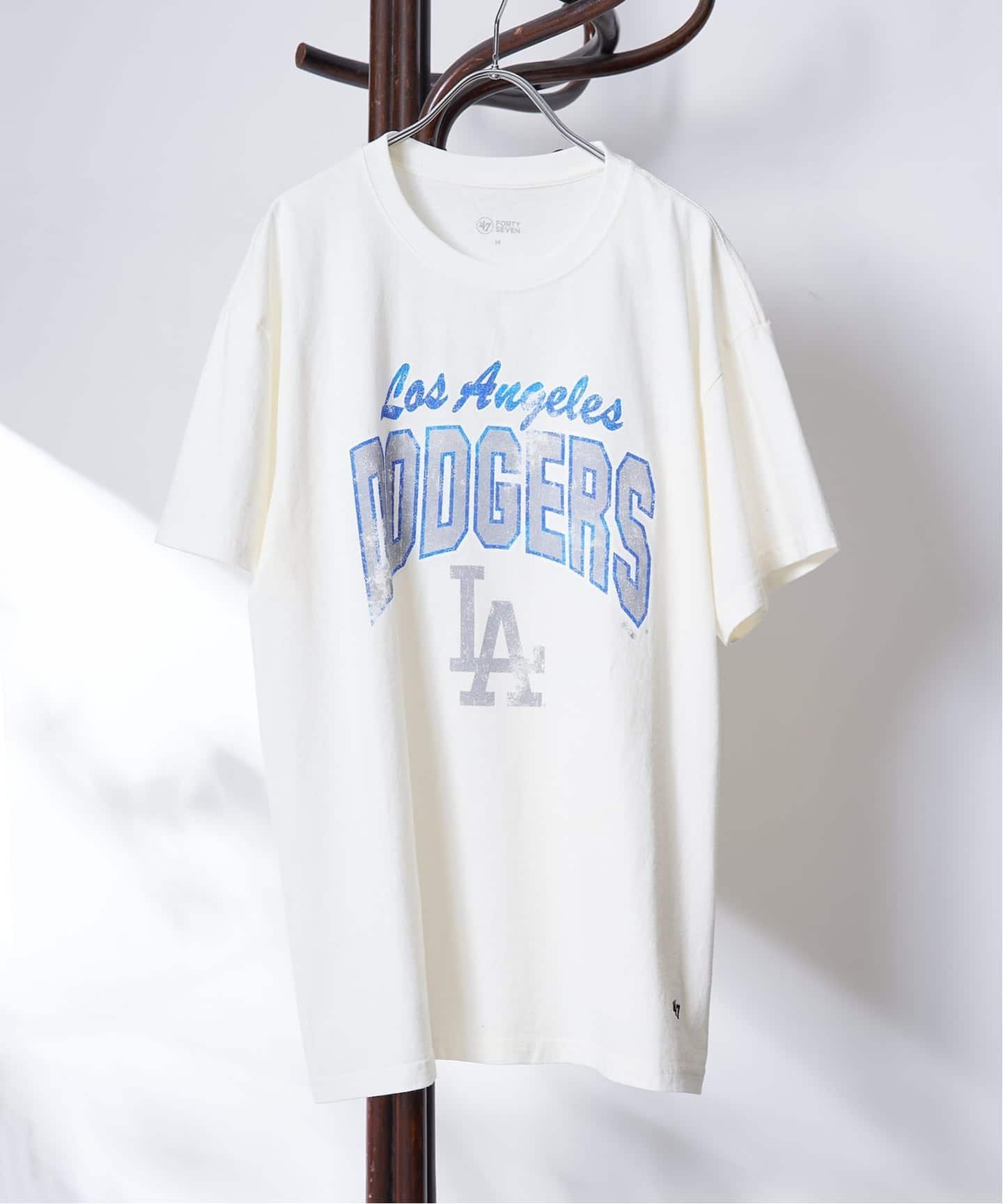 '47 / フォーティーセブン 別注 Team Logo Tee ベーセーストック トップス カットソー・Tシャツ ブラウン ネイビー ホワイト