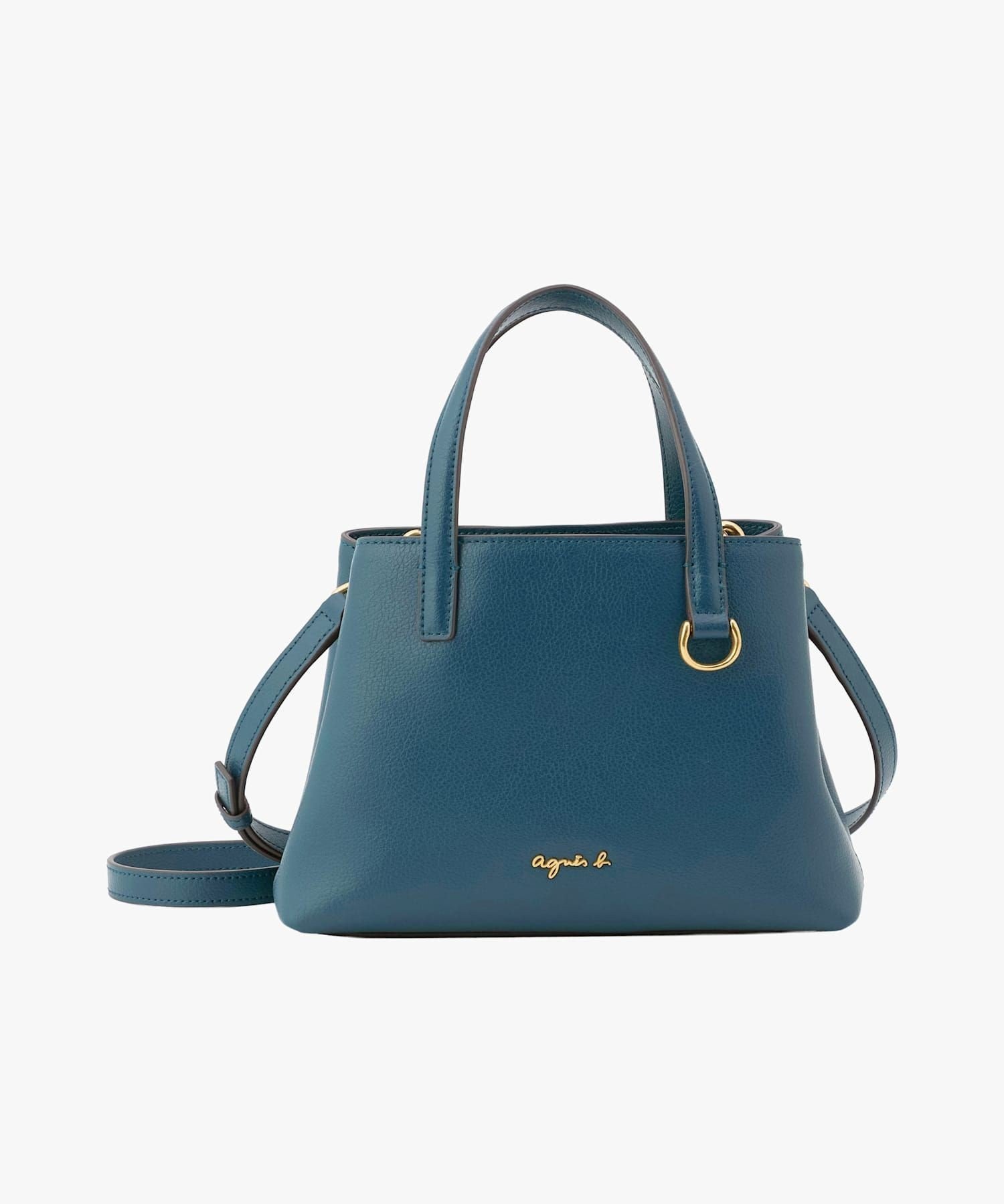 agnes b. VOYAGE レザー 2way スモール トートバッグ "Christelle" ABS01-02 アニエスベー バッグ トートバッグ グリーン【送料無料】