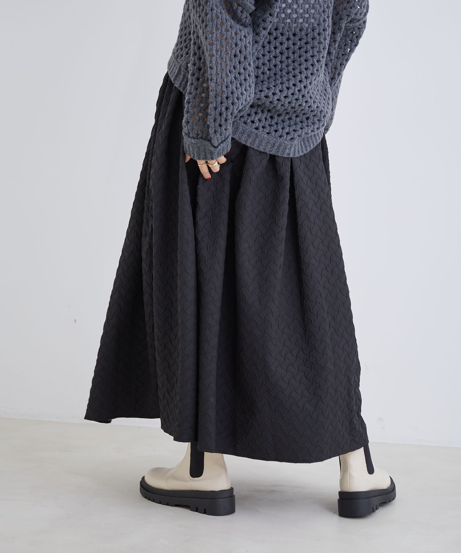 【SALE/50%OFF】JAYRO チェックフレアースカート ジャイロ スカート その他のスカート ブラック ピンク ホワイト