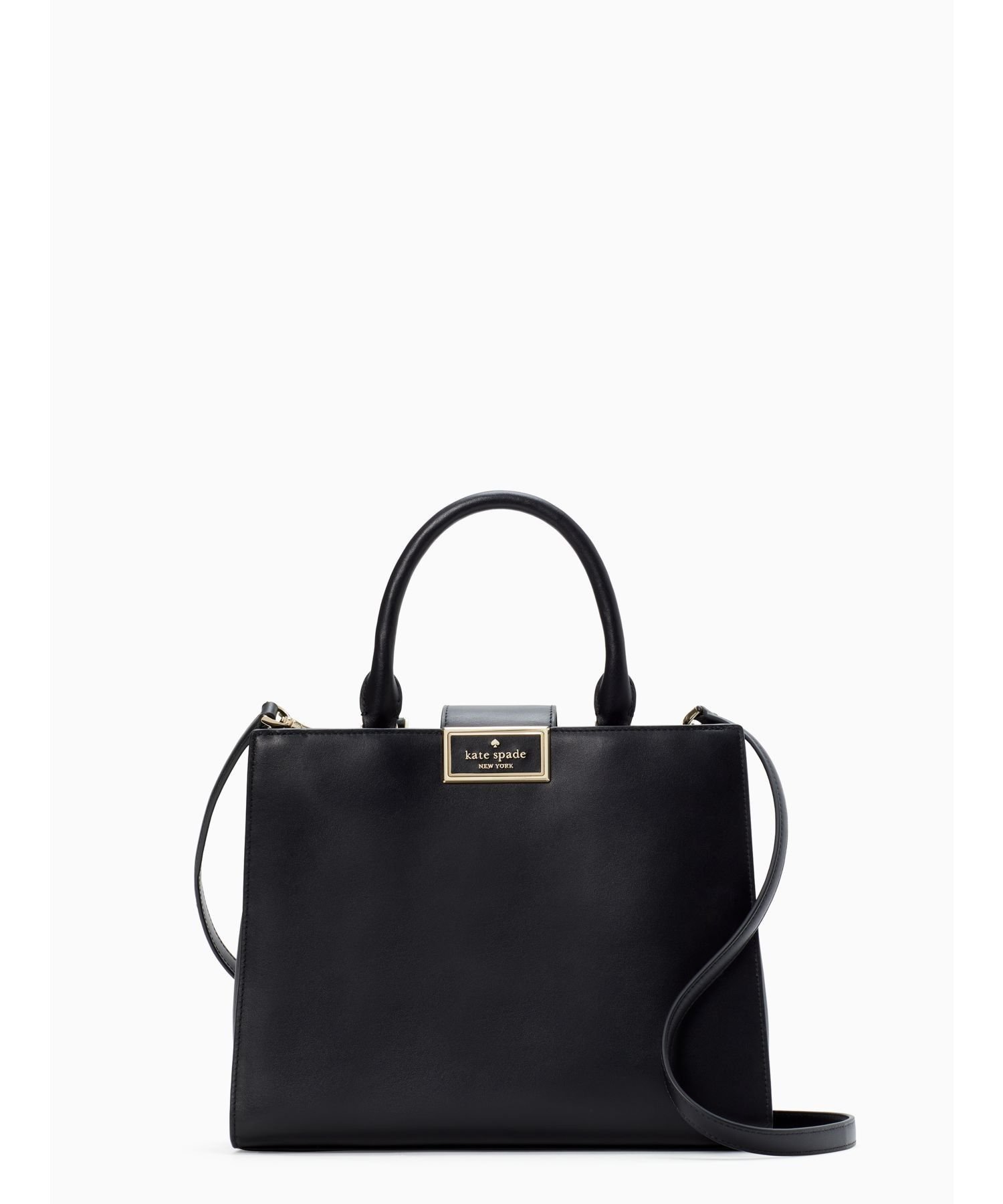 【SALE／75%OFF】kate spade new york リーガン サッチェル ケイトスペードニューヨーク バッグ ハンドバッグ ブラック【送料無料】