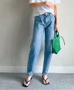 RED CARD TOKYO RED CARD/Beth Tapered Roll Up マイカアンドディール パンツ ジーンズ・デニムパンツ ホワイト ネイビ...