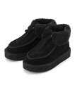 【SALE/60%OFF】ESPERANZA フロントジップボアショートブーツ エスペランサ シューズ・靴 ブーツ ブラウン ブラック