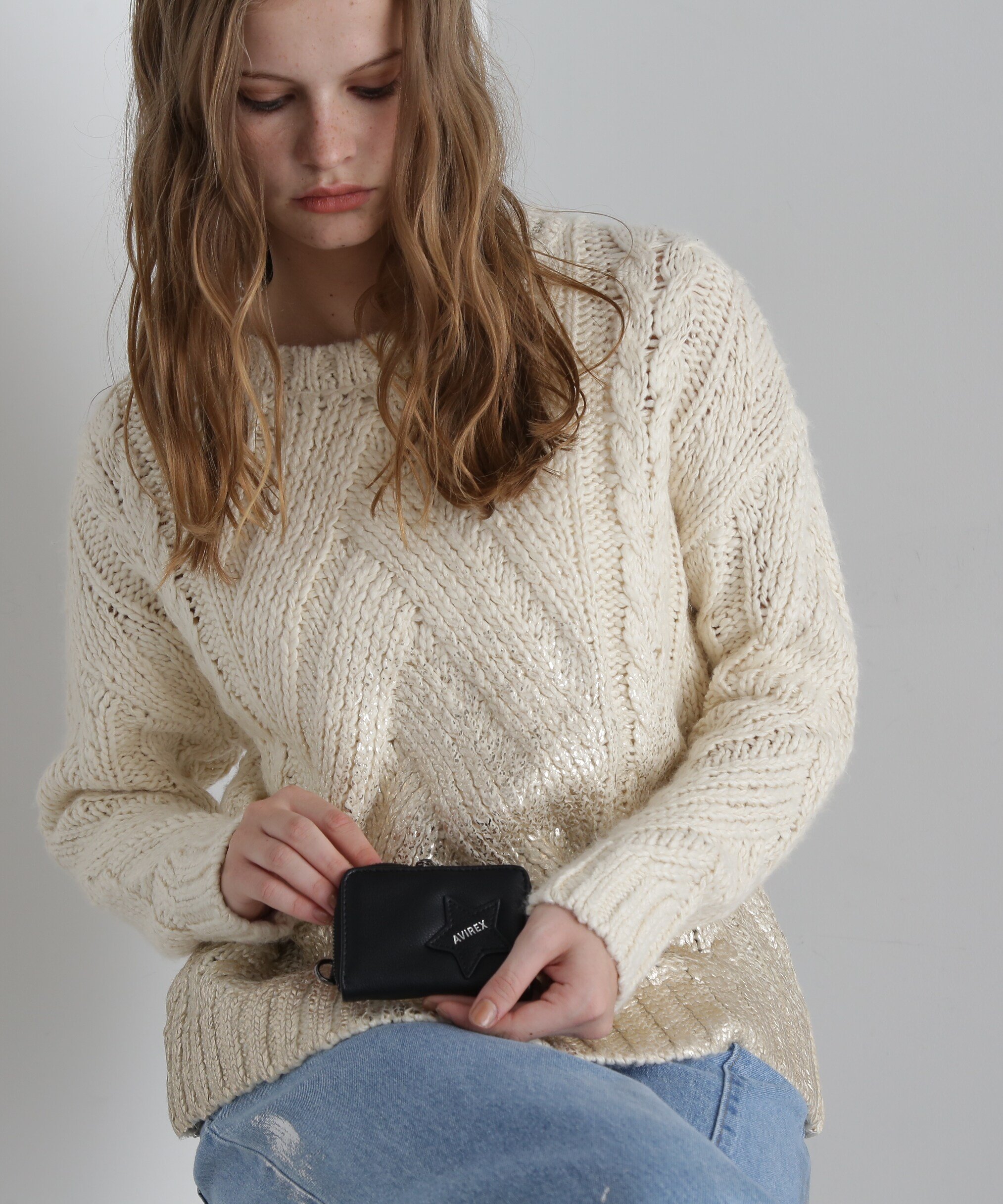 AVIREX 《直営店限定》MINI WALLET/ミニウォレット アヴィレックス アクセサリー・腕時計 その他のアクセサリー・腕時計 ブラック【送料無料】