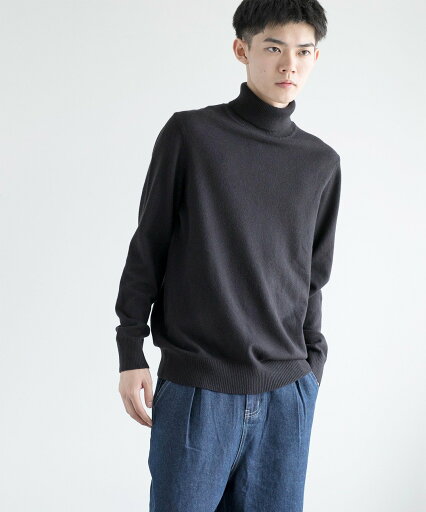 【SALE/10%OFF】aimoha MENS 【aimoha neo】Standard Turtleneck Knit Sweater アイモハ トップス ニット ブラック ベージュ ブラウン【送料無料】