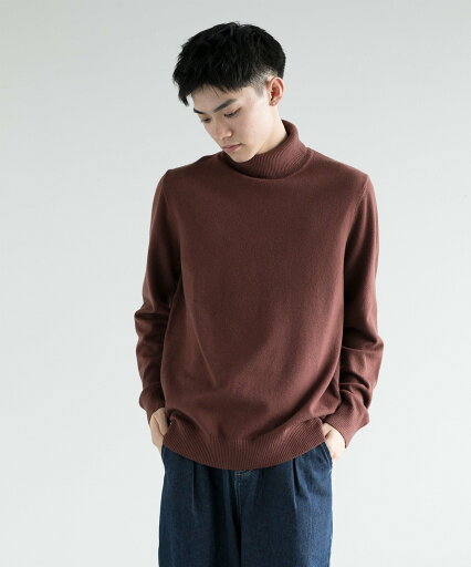 【SALE/10%OFF】aimoha MENS 【aimoha neo】Standard Turtleneck Knit Sweater アイモハ トップス ニット ブラック ベージュ ブラウン【送料無料】
