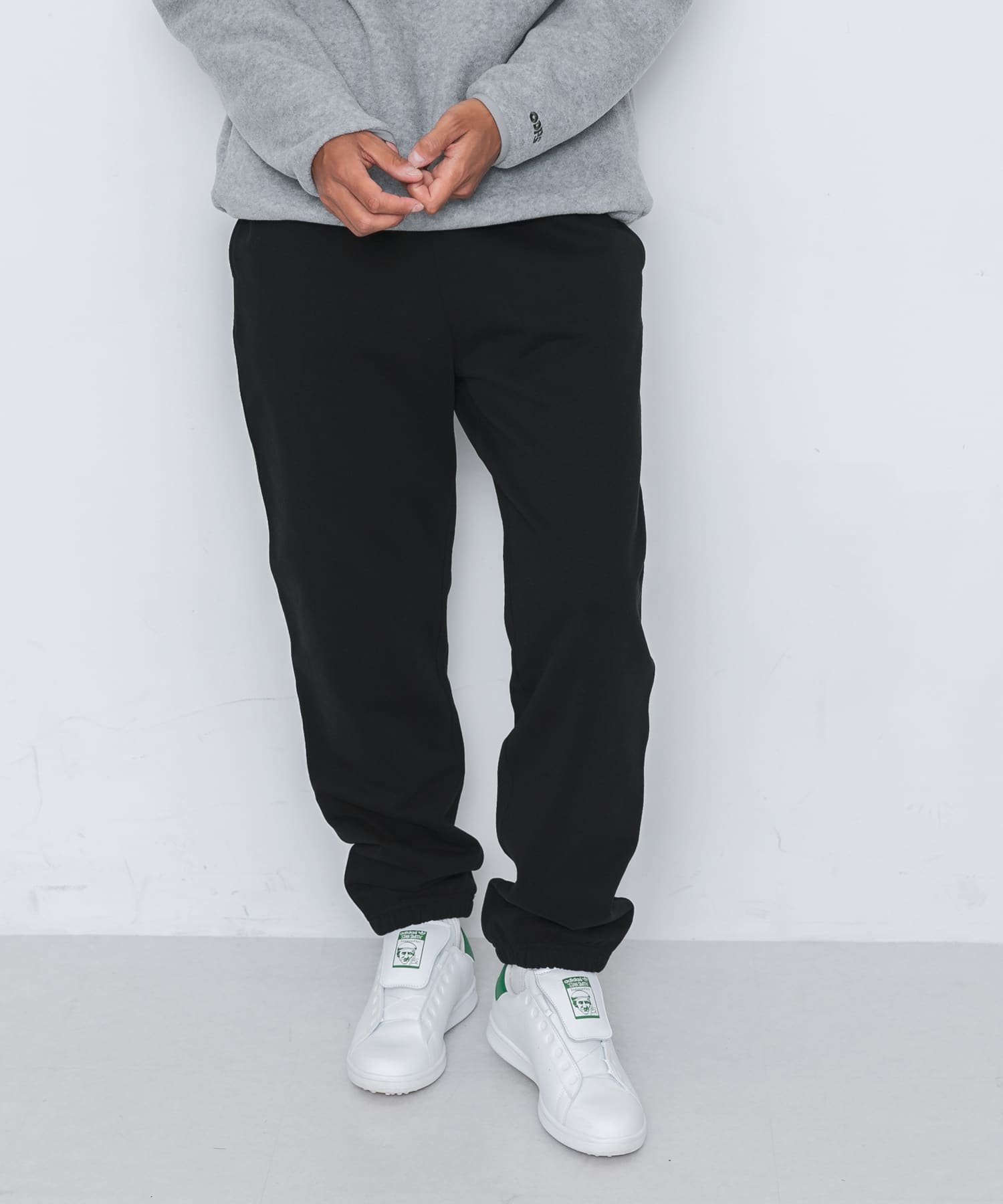 Sonny Label OOPS 裏毛スウェットパンツ サニーレーベル パンツ ジャージ・スウェットパンツ ブラック グレー