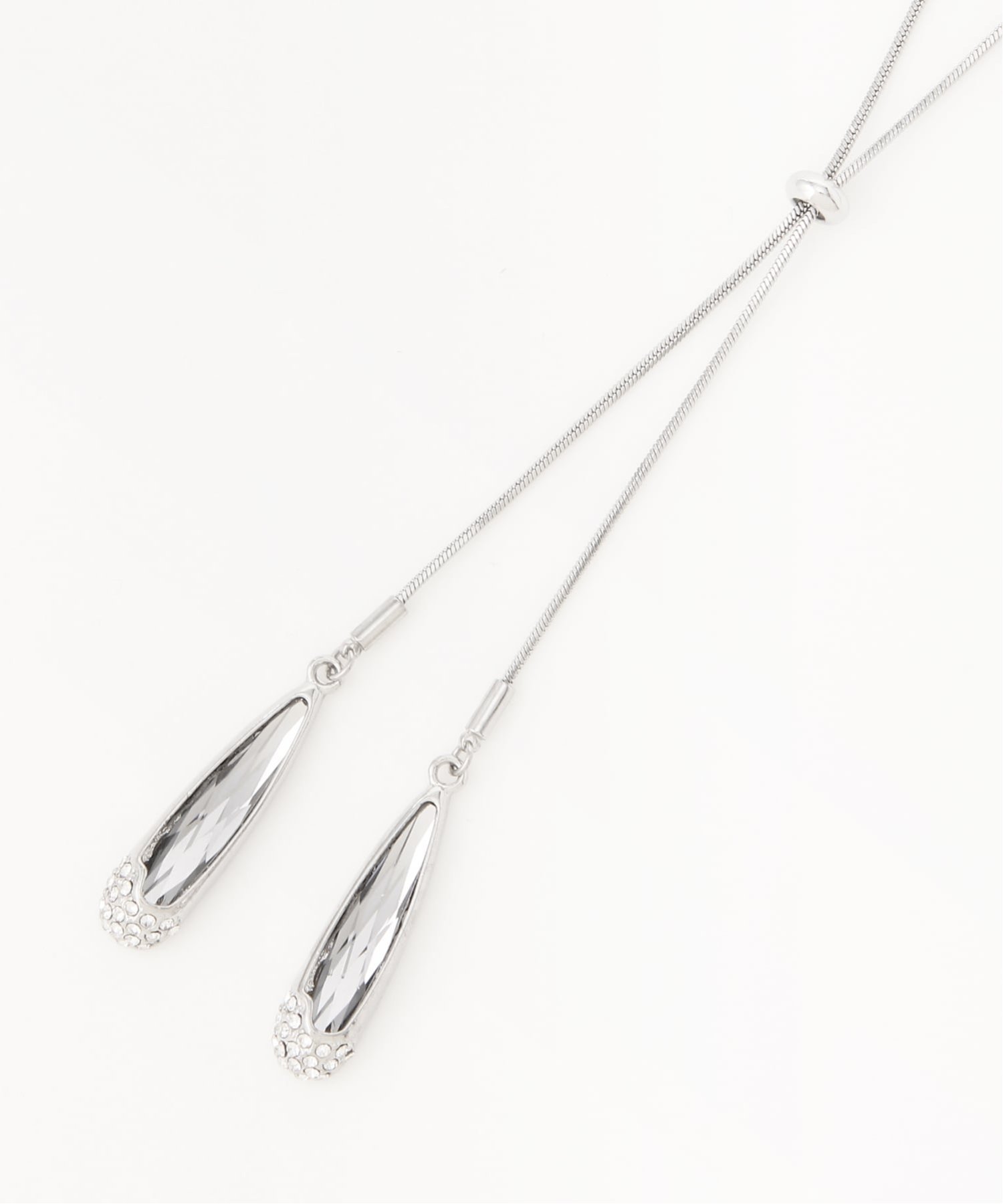 【SALE／20%OFF】Coo+i Coo+i/(W)ラリエットロングネックレス スレンダー アクセサリー・腕時計 ネックレス シルバー