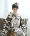 ひよこ商店 ひよこ商店 七五三 着物 7歳 女の子 四つ身 着物セット ブラウンねじり梅 ウタタネ 着物・浴衣・和装小物 着物 ブラウン【送料無料】