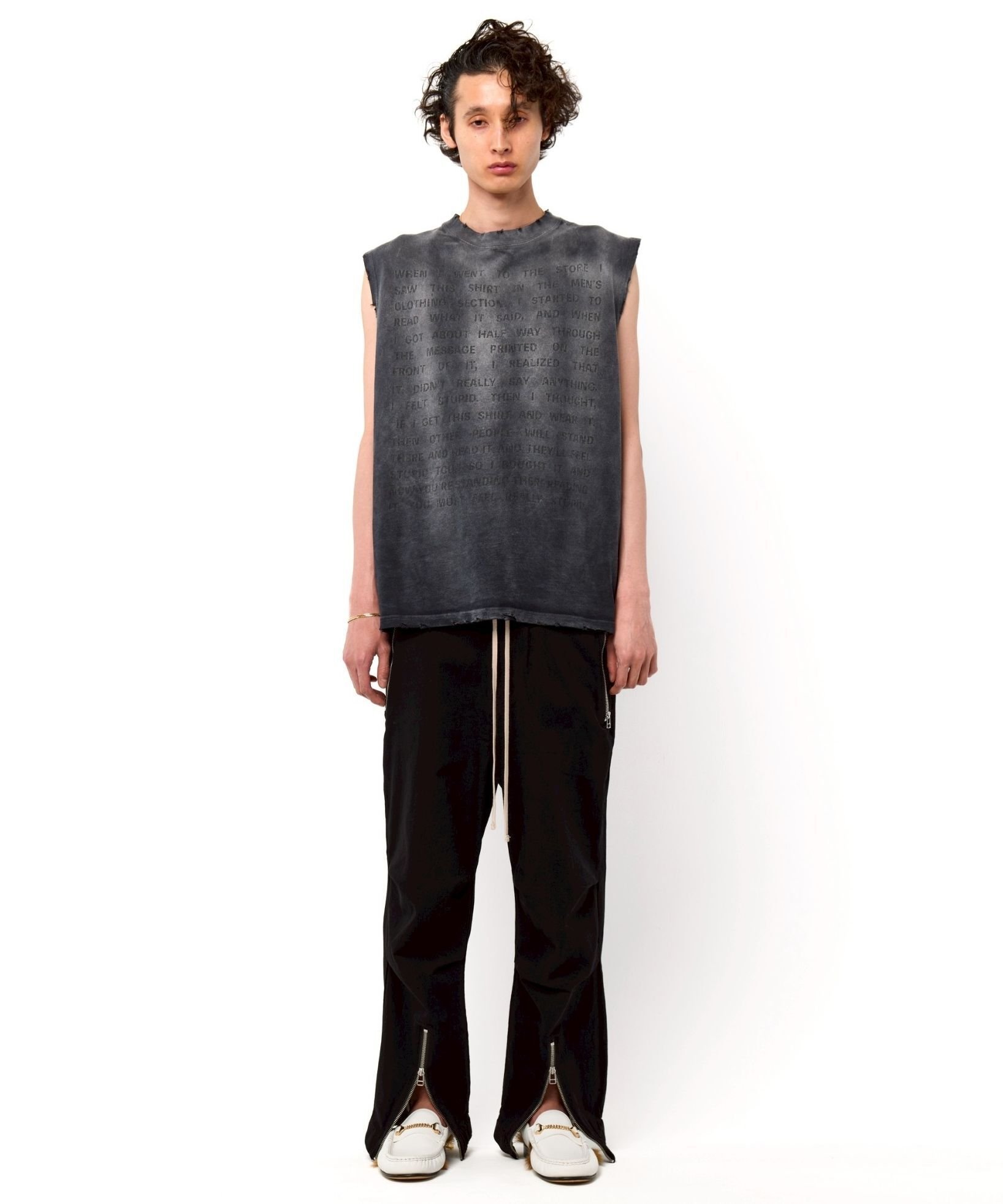 LHP DankeSchon/ダンケシェーン/TC BLK FRONTZIP PANTS/TCブラックフロントジップパンツ エルエイチピー パンツ その他のパンツ ブラック【送料無料】