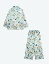 【SALE/10%OFF】SLEEPY SLEEPY ブルーミングフラワーパジャマ 長袖ロングパンツ スリーピー スリーピー インナー・ルームウェア パジャマ ...