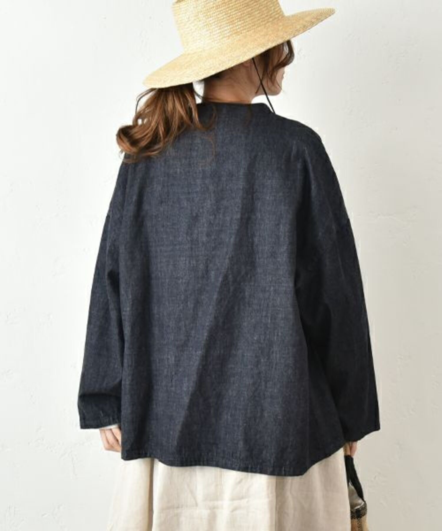 Number18 No18｜ライトデニムジャケット [[CE1JK240903B]][C] ハグハグ ジャケット・アウター デニムジャケット ブルー