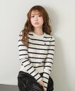 【SALE/62%OFF】PAL GROUP OUTLET 【RAY CASSIN】胸刺繍ケーブルニット パル グループ アウトレット トップス ニット ホワイ...